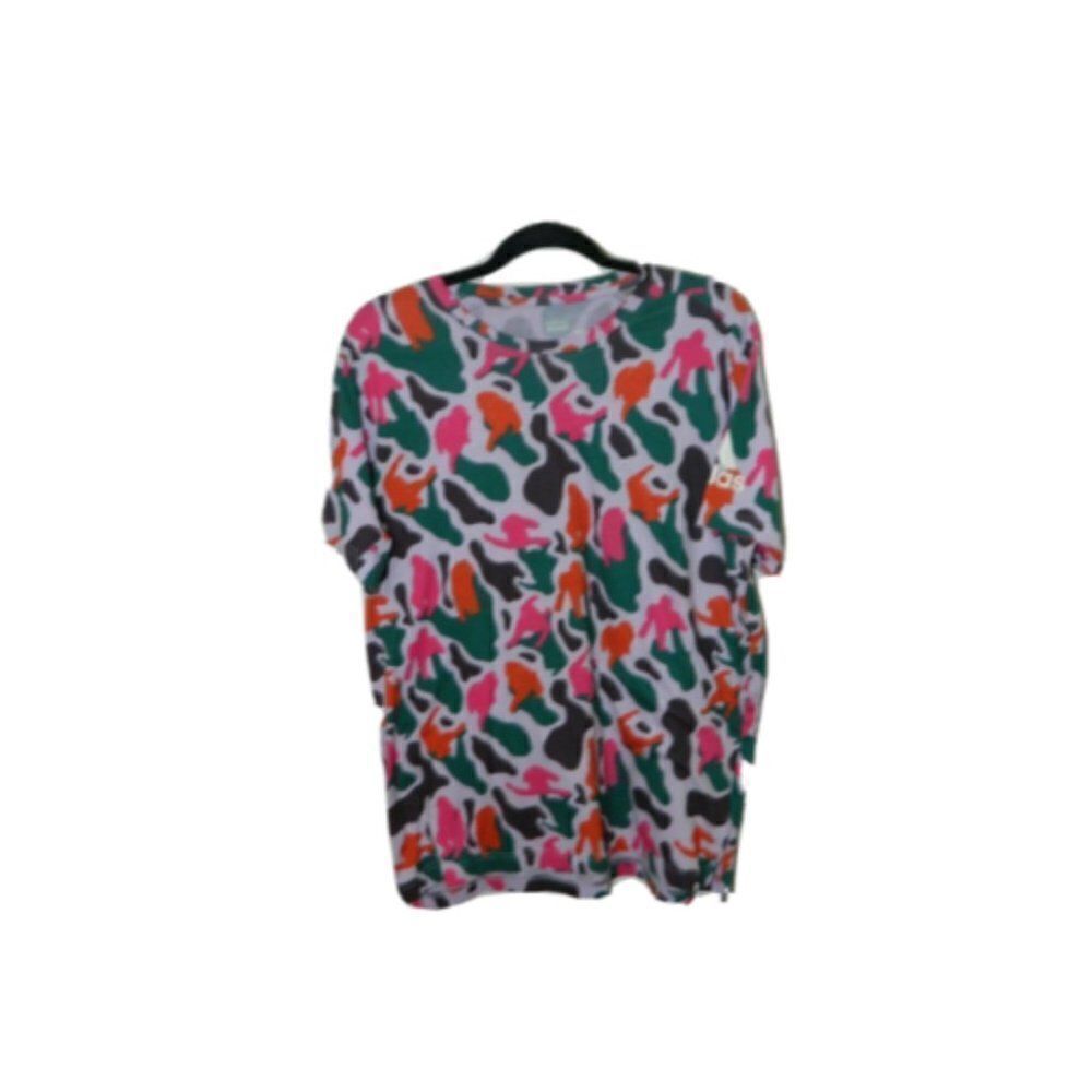 Adidas x N.E.R.D Pharrell Prime T-Shirt Multicolor Camo Mens Size Large‎